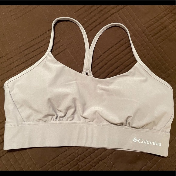 Columbia Other - Columbia Racerback Sports Bra Women’s L Gray